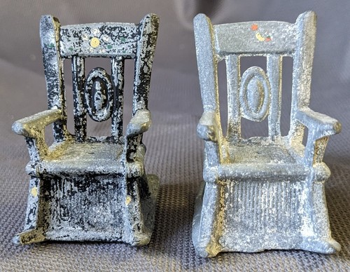 Vintage cast metal rocking - metal,