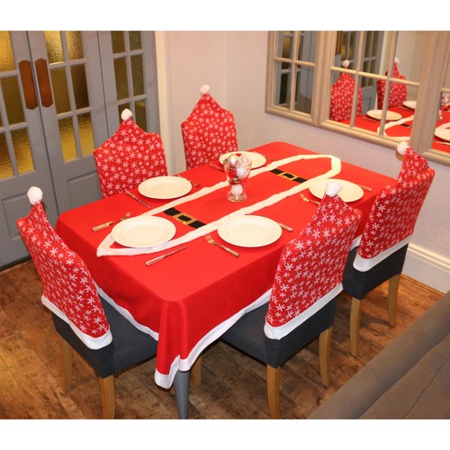 Christmas chair covers table - christmas,