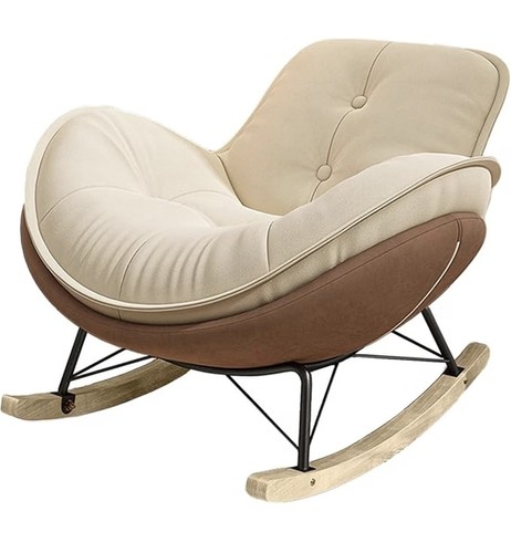 Modern cream faux - cream, leather