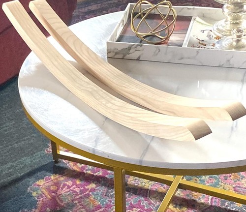 Steam bent oak rocker - steam,