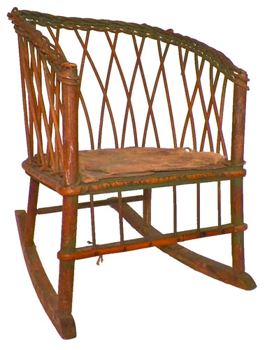 Childs wicker rocker - childs,
